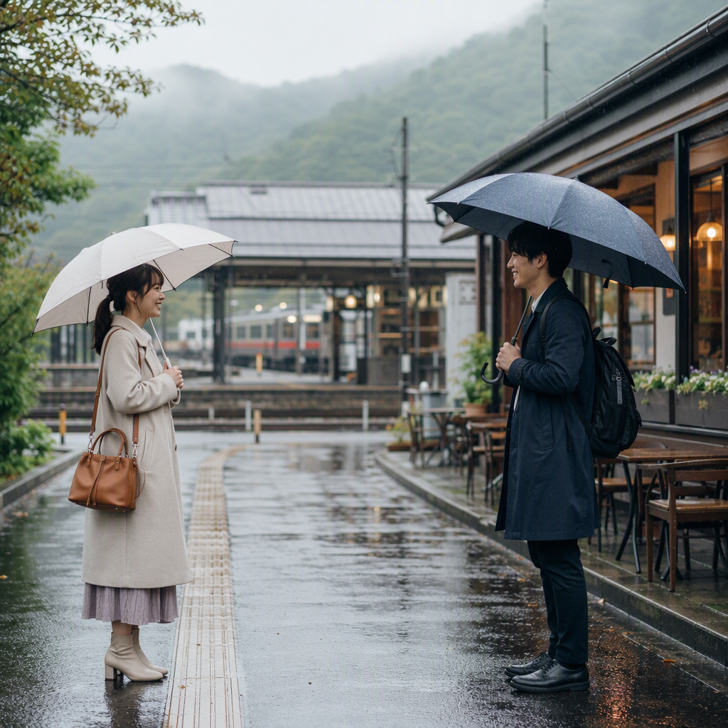 【魚津市】雨の日の初デート|昼カフェと水族館、安心できる待ち合わせ方