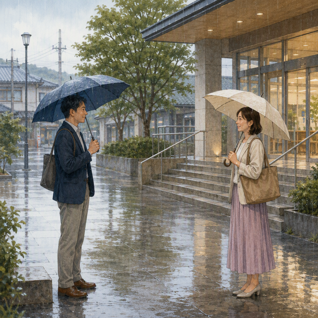 入善町で雨・雪の日の昼カフェデート|安心できる待ち合わせの決め方