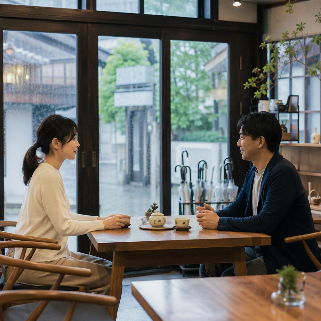 朝日町の雨の日デートは昼カフェから|初対面でも安心のプラン