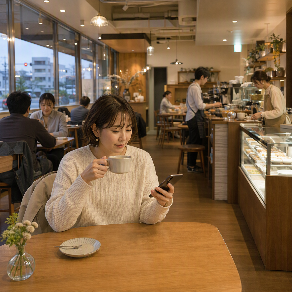 【魚津市】仕事終わりの夜カフェ選び|初対面も1時間のお茶から