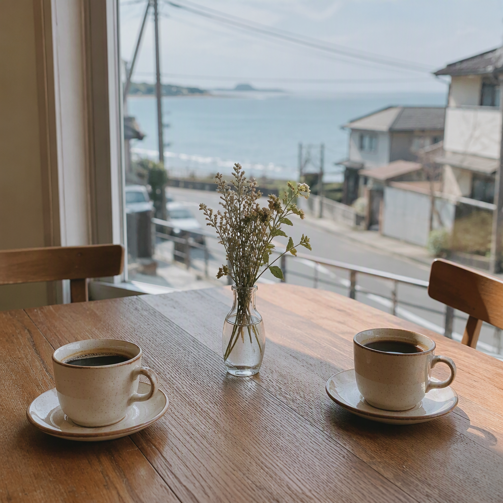 【富山市・岩瀬】初デートは昼のカフェと海辺へ|1〜2時間の誘い方