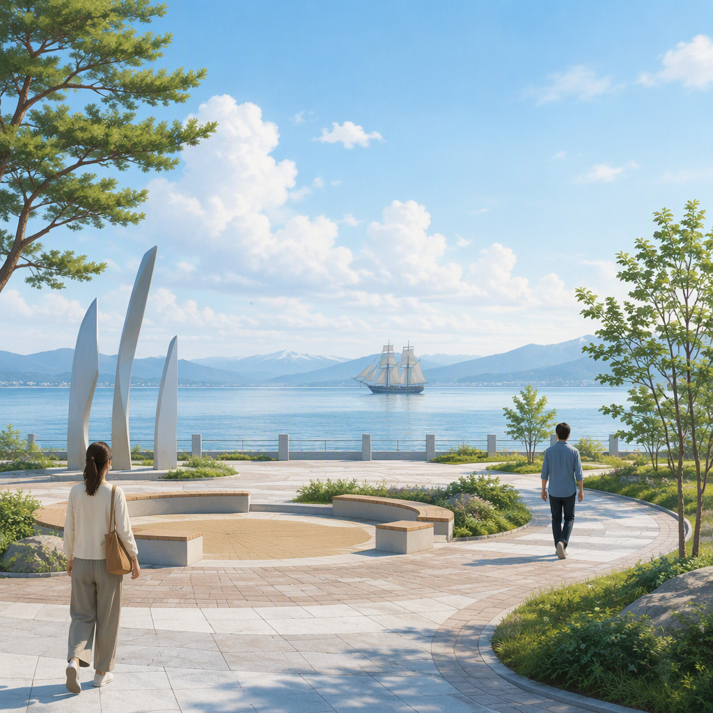 【射水市・新湊】初デートは海辺のカフェへ｜海王丸パークの回り方