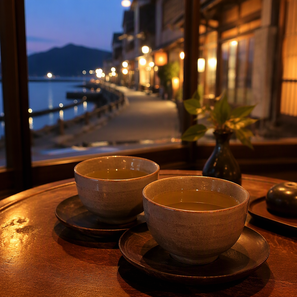 氷見市の海岸沿いで初デート|夜カフェの選び方と1時間の誘い方