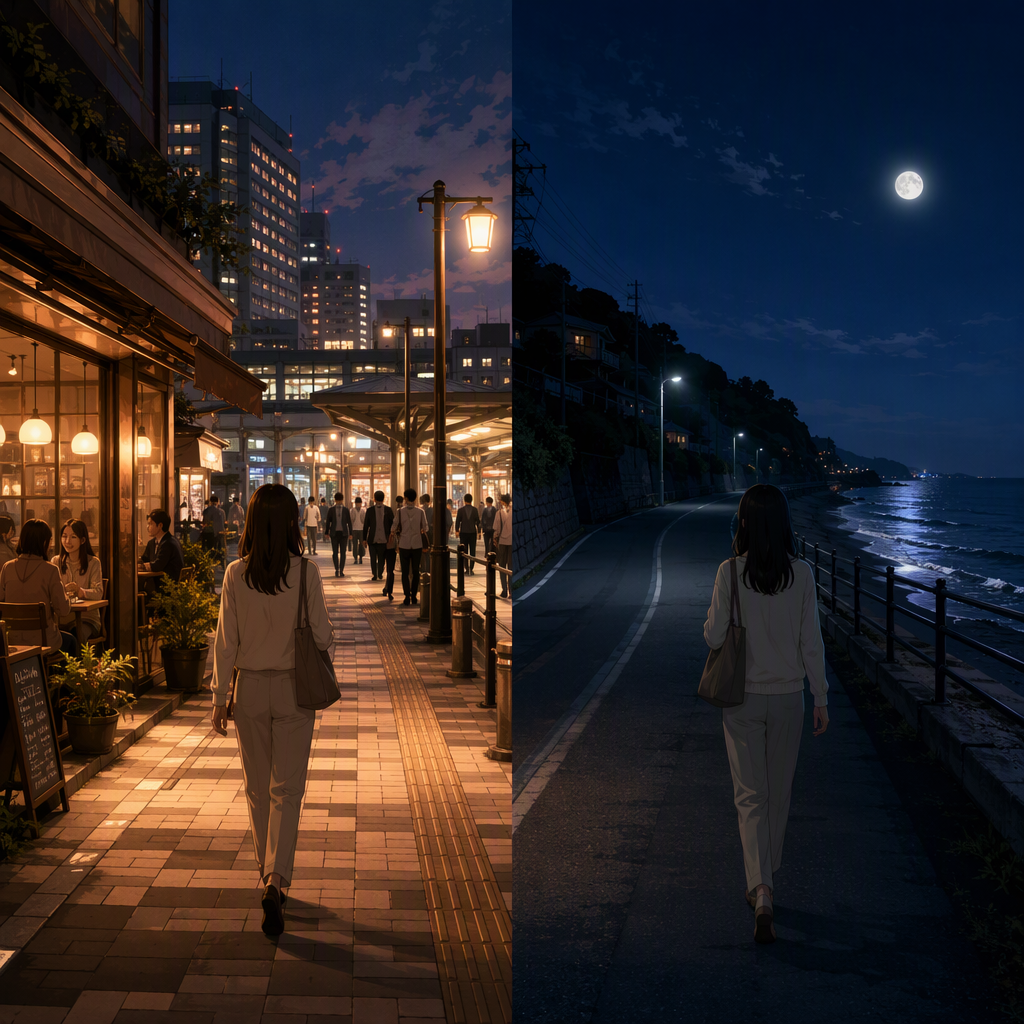 魚津で仕事帰りの初デート|40代男性の夜カフェ案内