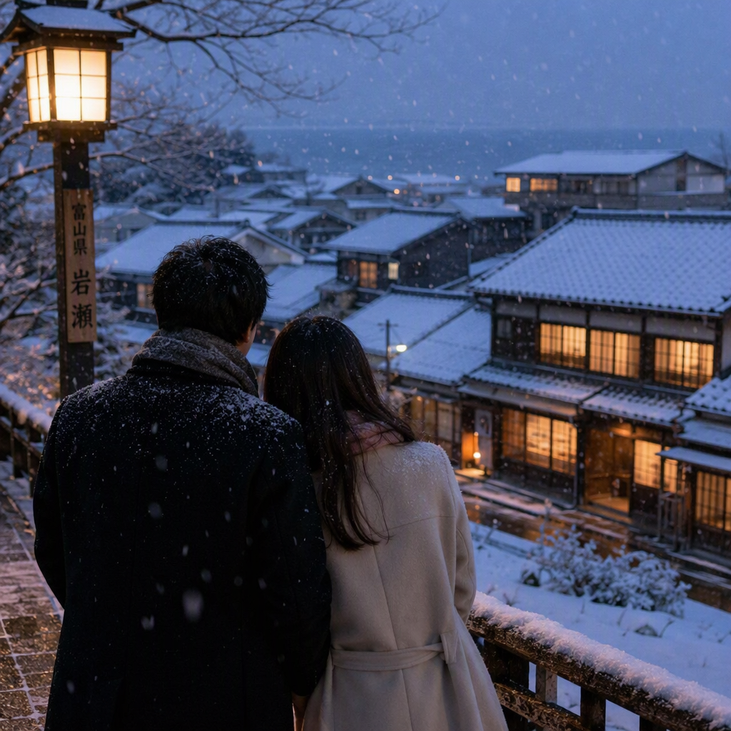 雨も雪も愛おしい。富山市岩瀬で叶える大人の屋内デート