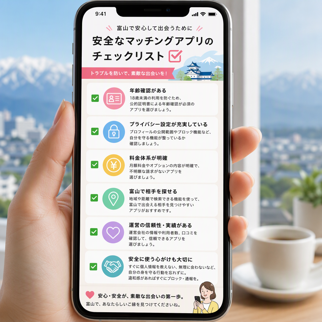 富山で安心して出会うイククル活用術