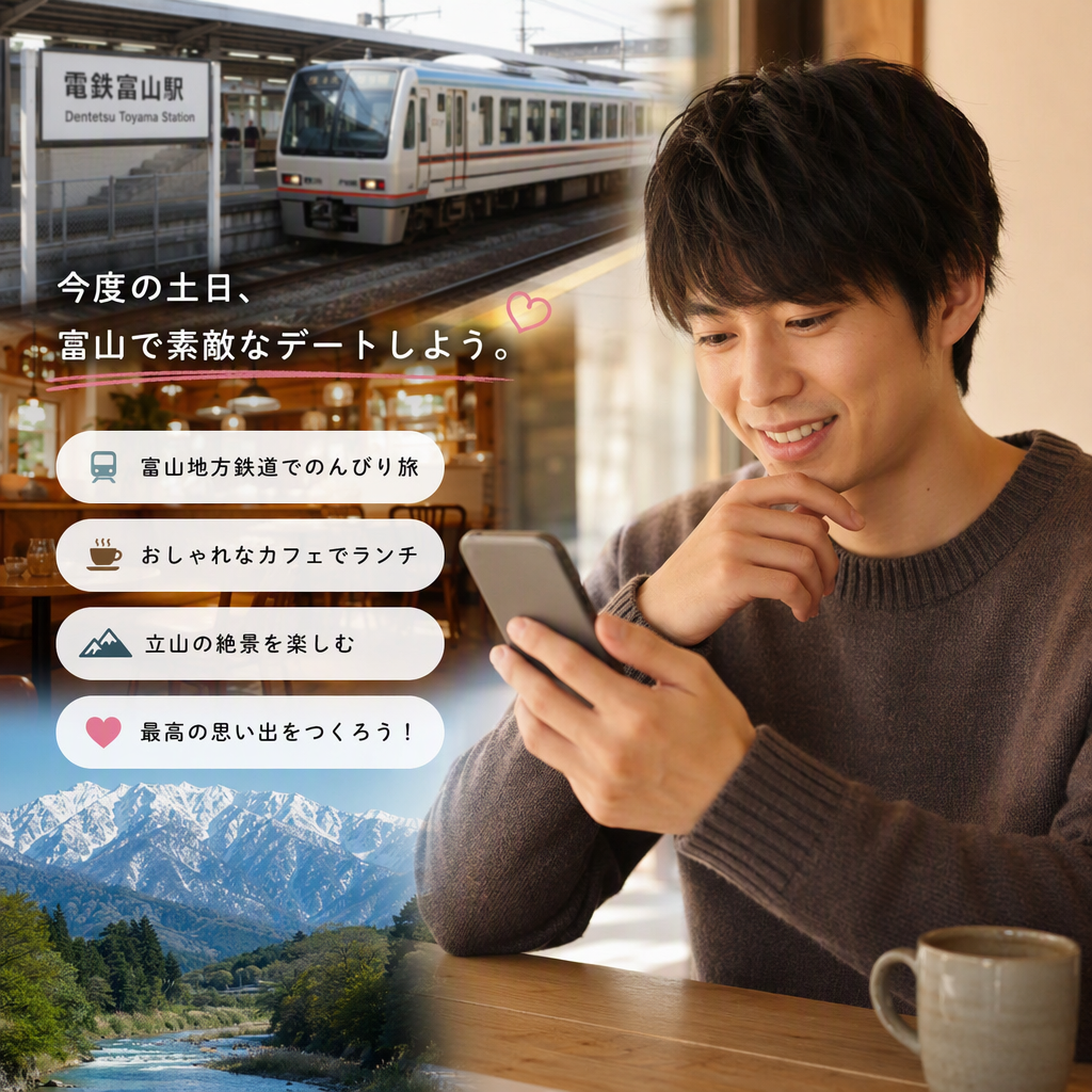 富山で出会うならYYCのおさそい活用術